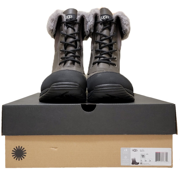 UGG Men Butte Waterproof Insulated Mid Calf Duck Boots Size US 11 Metal Grey main image 3